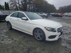 2016 Mercedes-benz C 300 4matic Белый vin: WDDWF4KB1GR140763