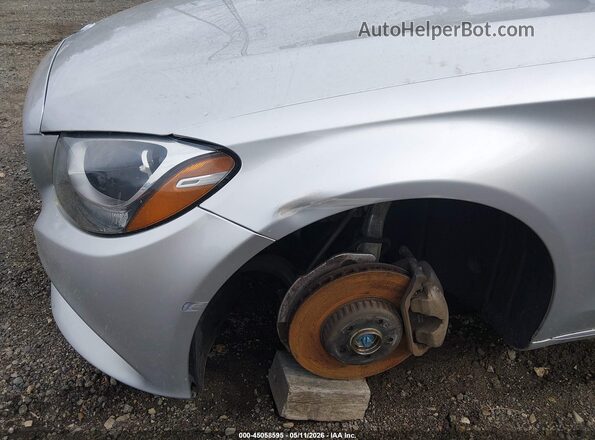 WDDWF4KB1GR150399 2016 MERCEDES-BENZ C-CLASS Silver Դիմացի տեսք