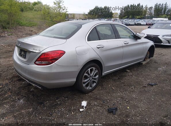 WDDWF4KB1GR150399 2016 MERCEDES-BENZ C-CLASS Silver Հետևի աջ