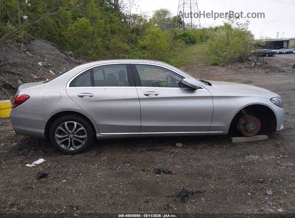WDDWF4KB1GR150399 2016 MERCEDES-BENZ C-CLASS Silver Սալոնի հետևի տեսք