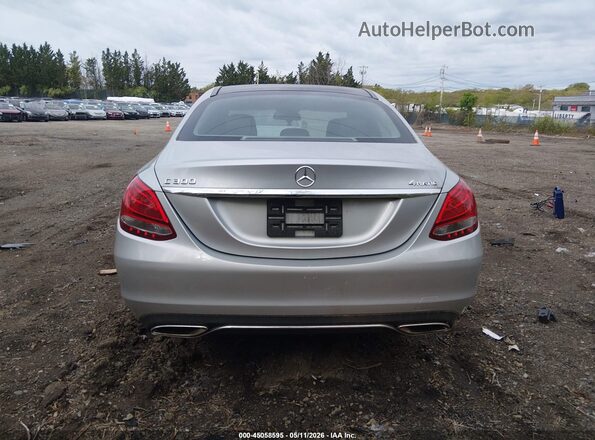 WDDWF4KB1GR150399 2016 MERCEDES-BENZ C-CLASS Silver 