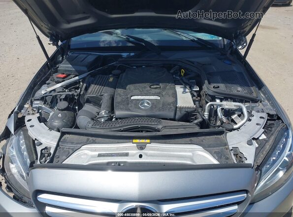 WDDWF4KB3GR173084 2016 MERCEDES-BENZ C-CLASS Серебряный Вид сзади