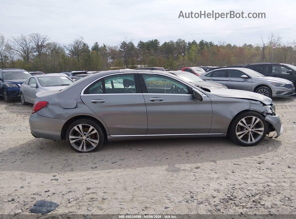 WDDWF4KB3GR173084 2016 MERCEDES-BENZ C-CLASS Серебряный Вид задней части салона