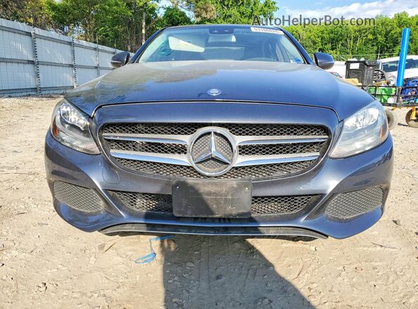 WDDWF4KB9GR178693 2016 MERCEDES-BENZ C Угольный Вид спереди