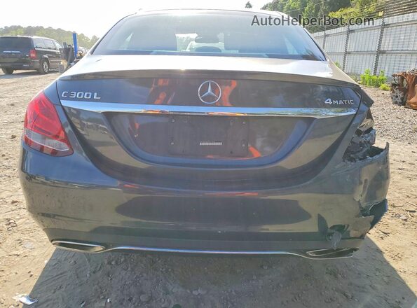 WDDWF4KB9GR178693 2016 MERCEDES-BENZ C Угольный Вид сзади