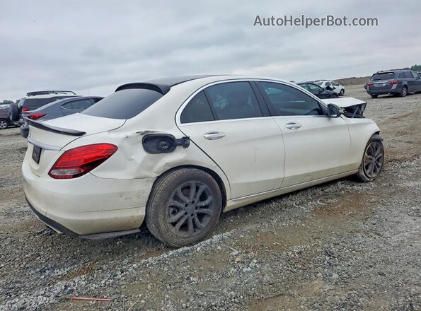 WDDWF4KBXJR375119 2018 MERCEDES-BENZ C White Tył prawy
