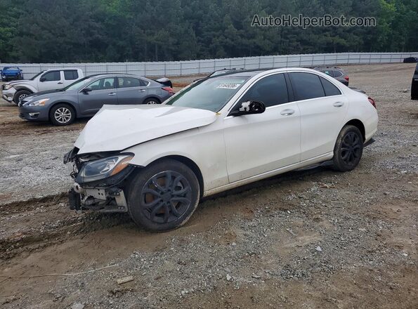 WDDWF4KBXJR375119 2018 MERCEDES-BENZ C White Przód lewy