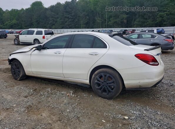 WDDWF4KBXJR375119 2018 MERCEDES-BENZ C White Tył lewy
