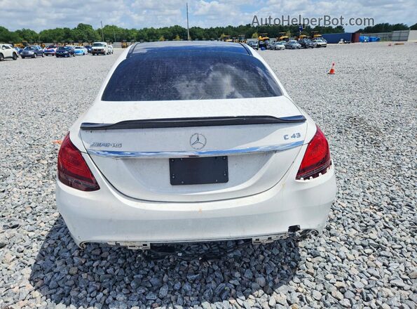 WDDWF6EB1LR558614 2020 MERCEDES-BENZ C White Widok z tyłu