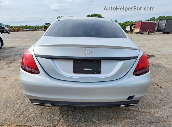 WDDWF8DB1LR532057 2020 MERCEDES-BENZ C Серебряный Вид сзади