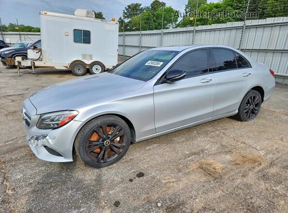 WDDWF8DB1LR532057 2020 MERCEDES-BENZ C Серебряный Передняя левая четверть