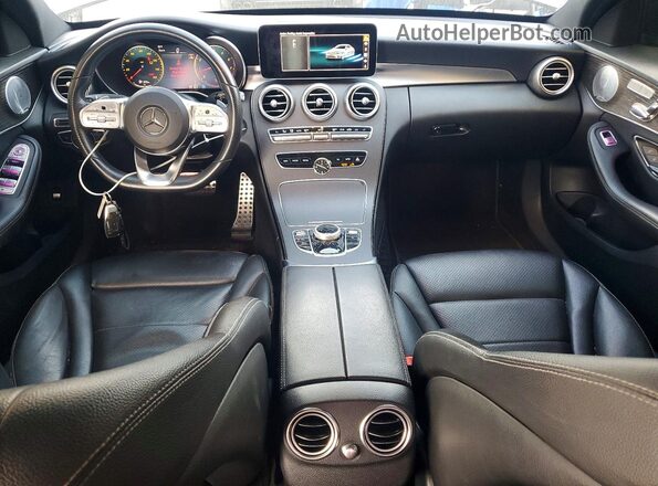 WDDWF8DB2LR527062 2020 MERCEDES-BENZ C Gray Vista del salpicadero