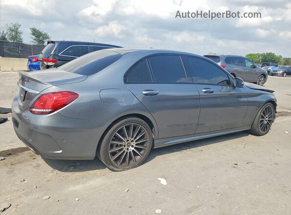 WDDWF8DB2LR527062 2020 MERCEDES-BENZ C Gray Trasero derecho
