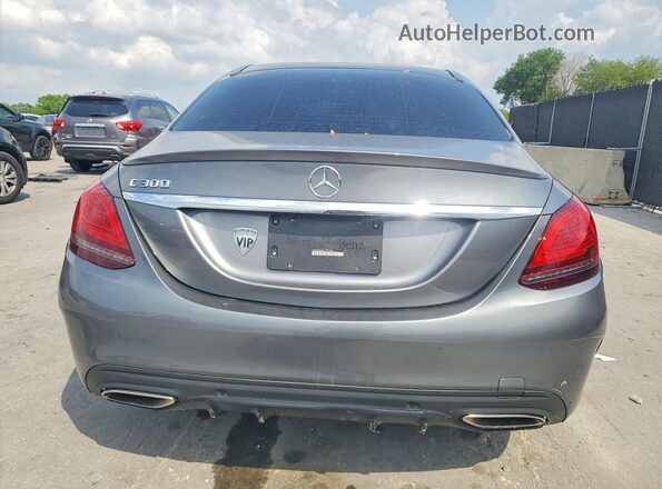 WDDWF8DB2LR527062 2020 MERCEDES-BENZ C Gray Vista trasera