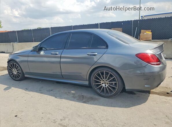 WDDWF8DB2LR527062 2020 MERCEDES-BENZ C Gray Trasero izquierdo