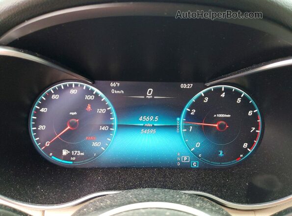 WDDWF8DB3LR534554 2020 MERCEDES-BENZ C Черный Вид щитка приборов