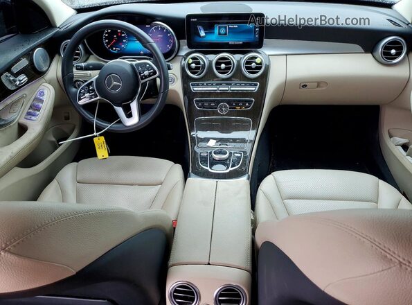 WDDWF8DB3LR534554 2020 MERCEDES-BENZ C Черный Вид панели приборов