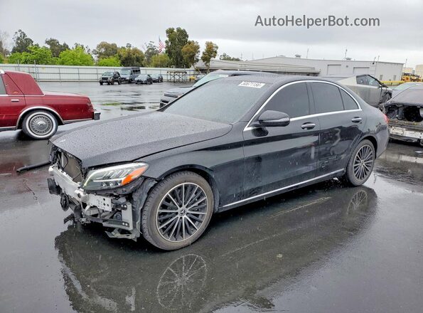 WDDWF8DB3LR534554 2020 MERCEDES-BENZ C Черный Передняя левая четверть