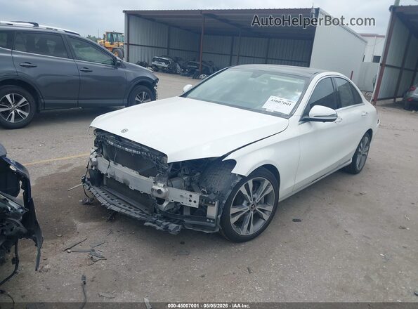 WDDWF8DB5LR531784 2020 MERCEDES-BENZ C-CLASS White Առջևի ձախ երեք քառորդ տեսարան