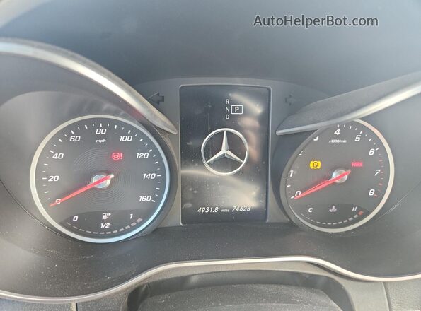 WDDWF8DB7LR538882 2020 MERCEDES-BENZ C Черный Вид щитка приборов