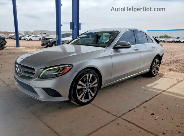 WDDWF8DB8LR528426 2020 MERCEDES-BENZ C Серебряный Передняя левая четверть