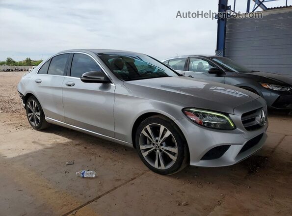 WDDWF8DB8LR528426 2020 MERCEDES-BENZ C Серебряный Передняя правая четверть
