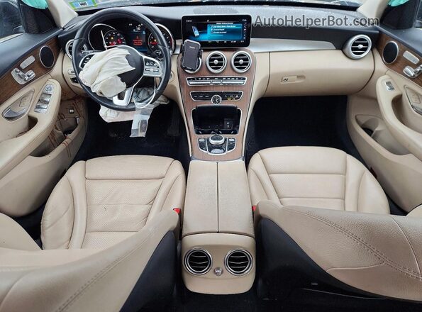 WDDWF8EB5LR555050 2020 MERCEDES-BENZ C Черный Вид панели приборов