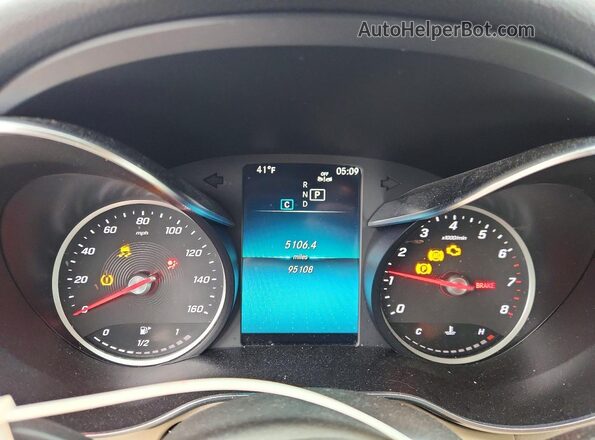 WDDWF8EB5LR555050 2020 MERCEDES-BENZ C Черный Вид щитка приборов