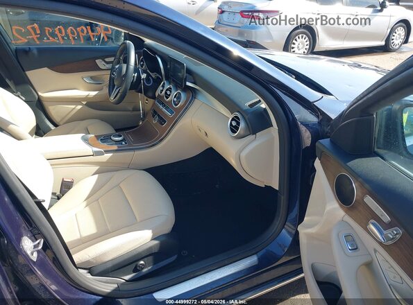 WDDWF8EB6KR458096 2019 MERCEDES-BENZ C-CLASS Black Вид салону спереду