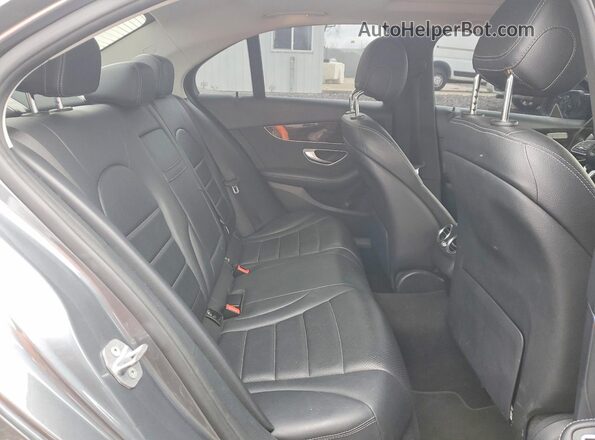 WDDWF8EB6LR553940 2020 MERCEDES-BENZ C Gray უკანა სავარძლების ხედი