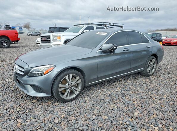 WDDWF8EB6LR553940 2020 MERCEDES-BENZ C Gray წინა მარცხენა ხედი სამი მეოთხედიდან
