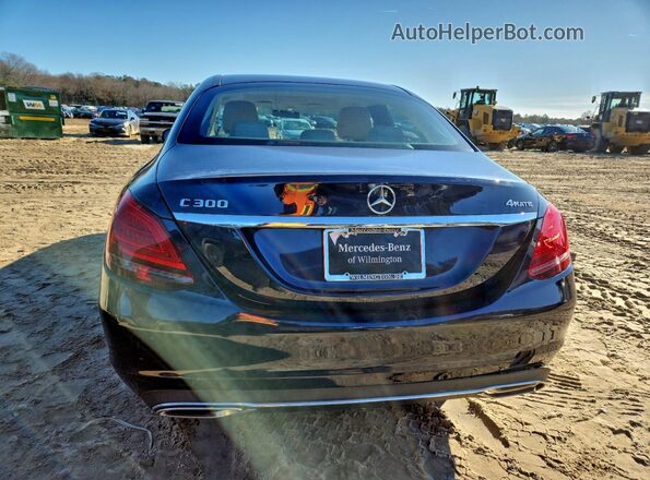 WDDWF8EB9LR541684 2020 MERCEDES-BENZ C Blue უკანა ხედი