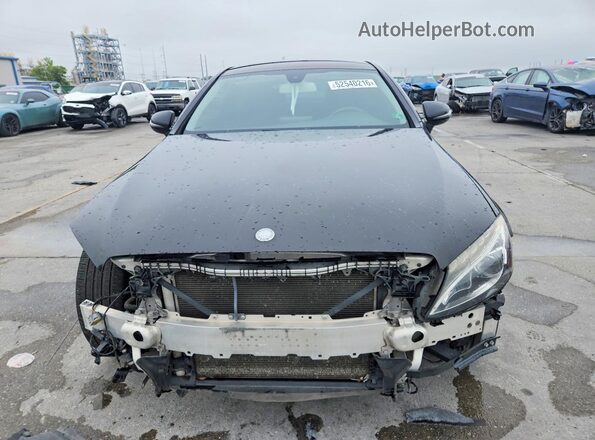 WDDWJ4JB3HF369741 2017 MERCEDES-BENZ C Черный Вид спереди