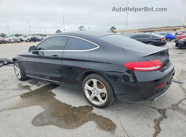WDDWJ4JB3HF369741 2017 MERCEDES-BENZ C Черный Задняя левая четверть