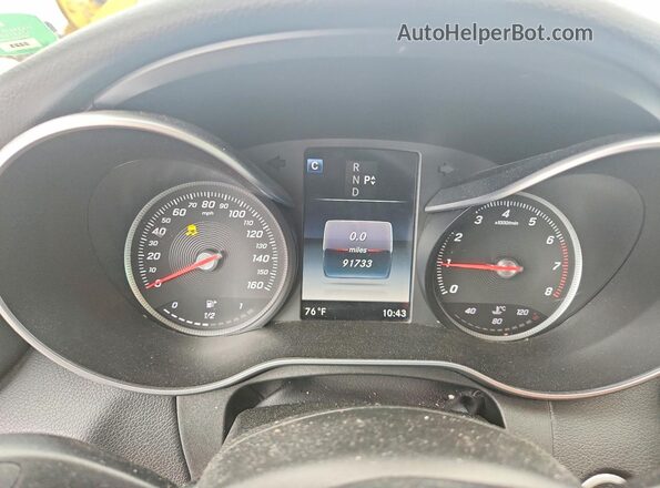 WDDWJ4JB3HF369741 2017 MERCEDES-BENZ C Черный Вид щитка приборов