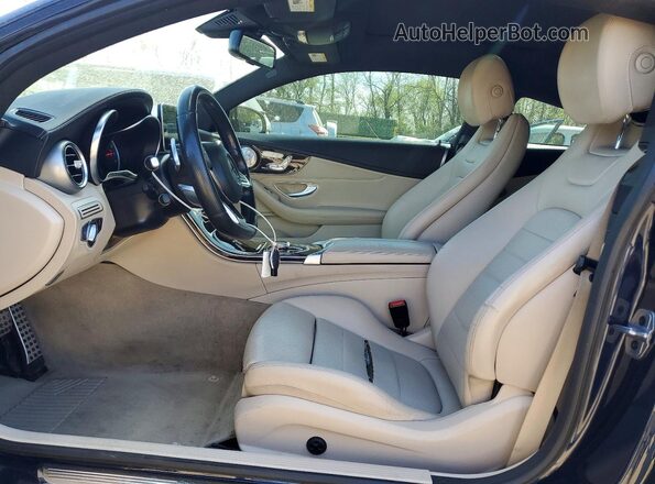 WDDWJ4JB3JF721707 2018 MERCEDES-BENZ C Синий Вид салона спереди