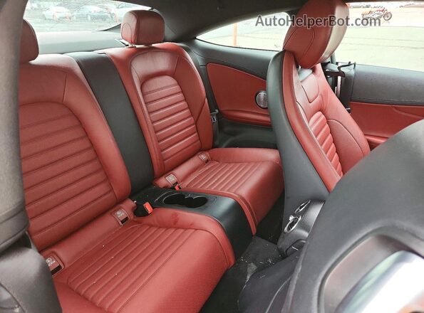 WDDWJ4KB2HF473457 2017 MERCEDES-BENZ C White უკანა სავარძლების ხედი