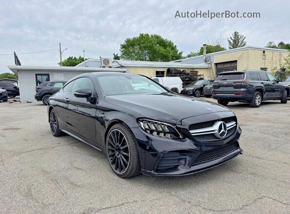 WDDWJ6EB0LF944375 2020 MERCEDES-BENZ C Black Передня ліва чверть