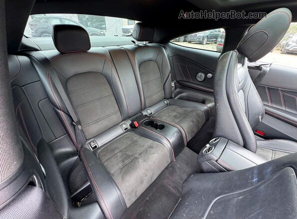 WDDWJ6EB0LF944375 2020 MERCEDES-BENZ C Black Вид ззаду