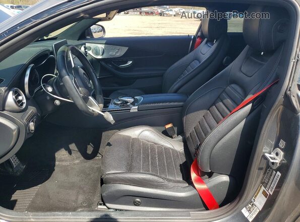 WDDWJ6EB3HF440930 2017 MERCEDES-BENZ C Gray Vista interior delantera