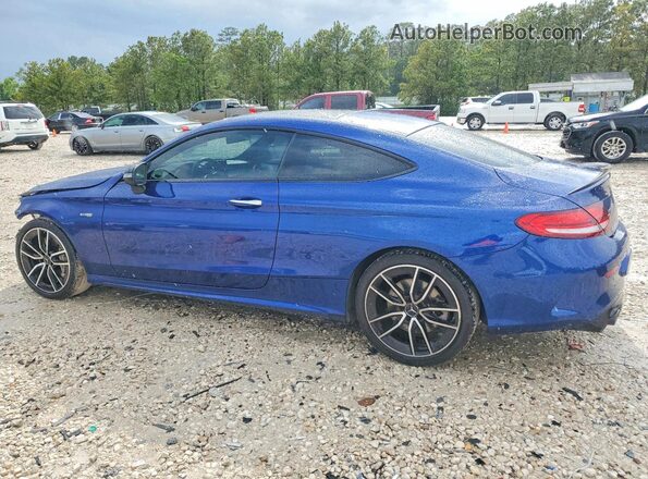 WDDWJ6EB3KF836220 2019 MERCEDES-BENZ C Blue Tył lewy