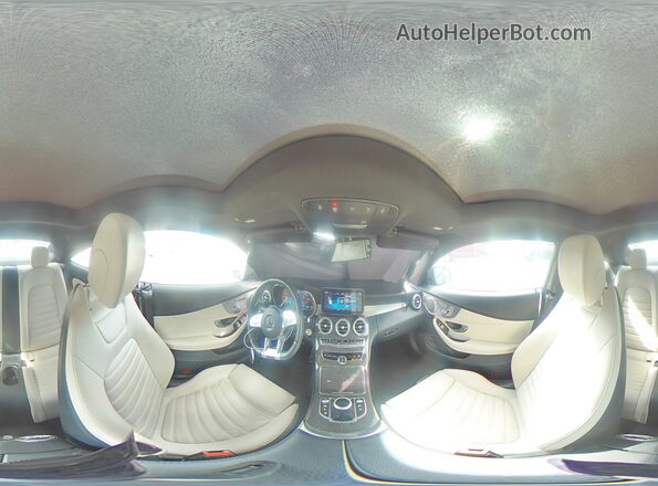 WDDWJ6EB3KF836220 2019 MERCEDES-BENZ C Blue Widok wnętrza 360 stopni