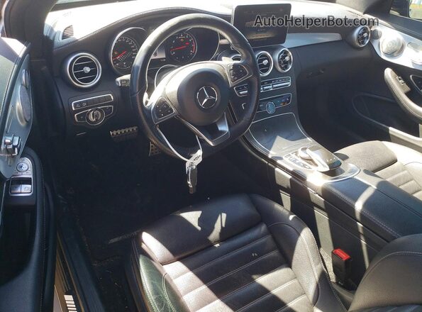 WDDWJ6EB4JF676086 2018 MERCEDES-BENZ C Серебряный Вид панели приборов