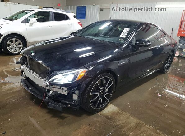 WDDWJ6EB5HF460967 2017 MERCEDES-BENZ C Черный Передняя левая четверть