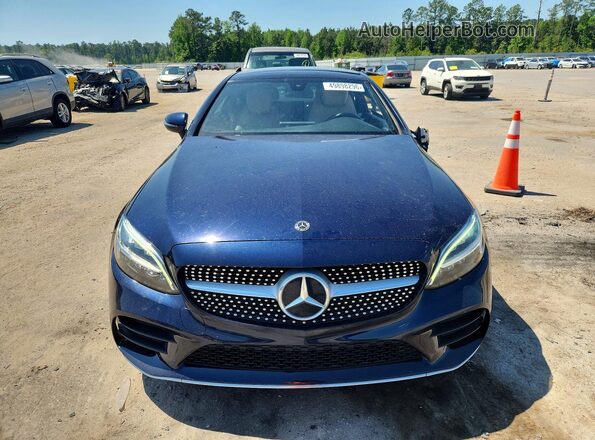 WDDWJ8DB5KF777085 2019 MERCEDES-BENZ C Синий Вид спереди