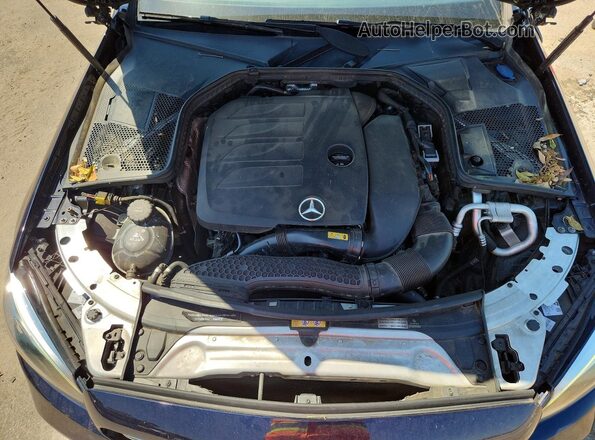 WDDWJ8DB5KF777085 2019 MERCEDES-BENZ C Синий Вид задней части салона