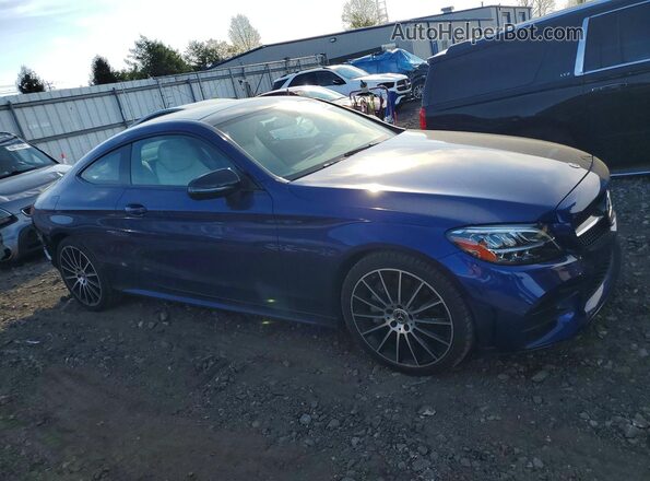 WDDWJ8EB3KF830199 2019 MERCEDES-BENZ C Blue Front right