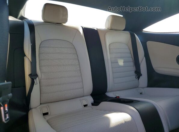 WDDWJ8EB3KF830199 2019 MERCEDES-BENZ C Blue Rear seats view