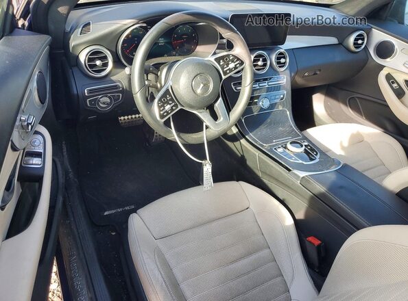 WDDWJ8EB3KF830199 2019 MERCEDES-BENZ C Blue Dashboard view