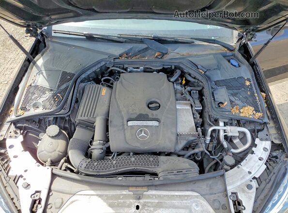 WDDWK4KB3JF631887 2018 MERCEDES-BENZ C Черный Вид задней части салона